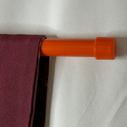 Kimono and Obi Hanger - Telescoping Orange and Black