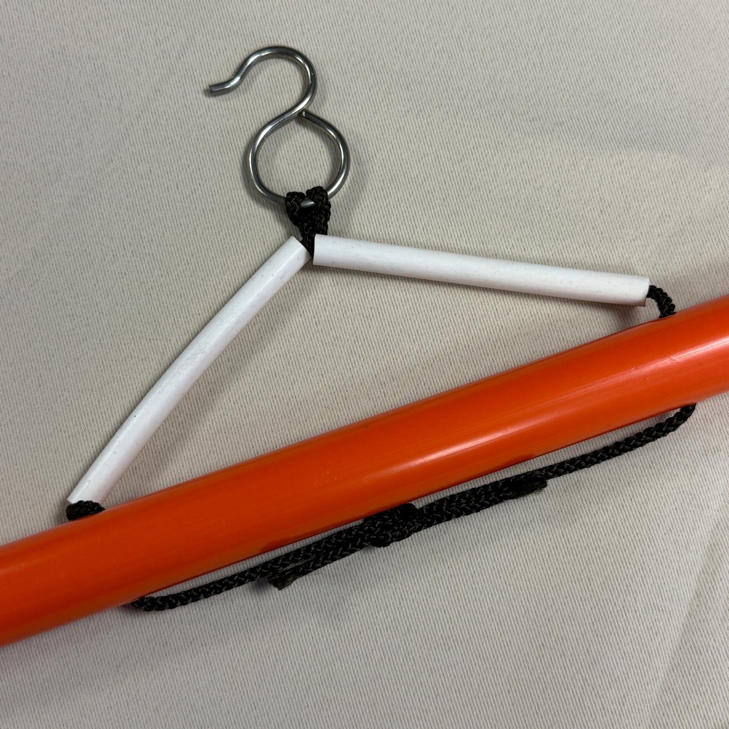 Kimono and Obi Hanger - Telescoping Orange and White