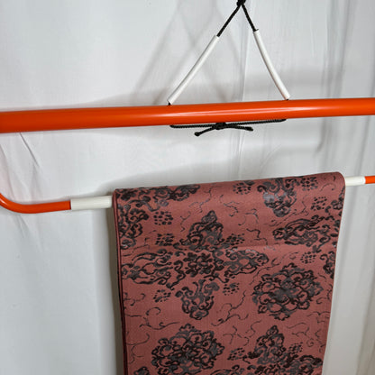 Kimono and Obi Hanger - Telescoping Orange and White