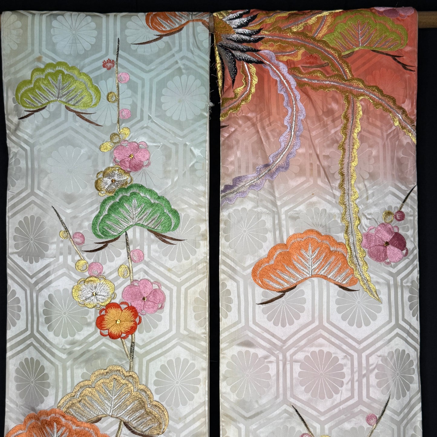 "Candy Pine" Furisode Sleeve Pair