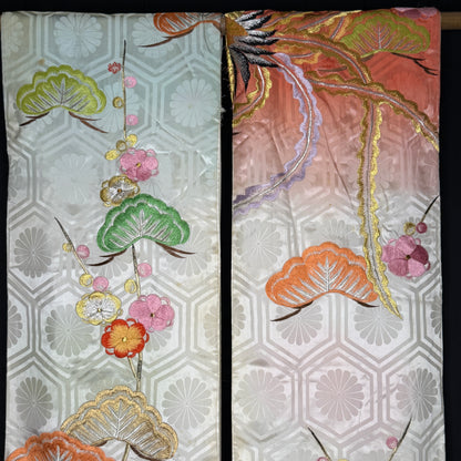 "Candy Pine" Furisode Sleeve Pair