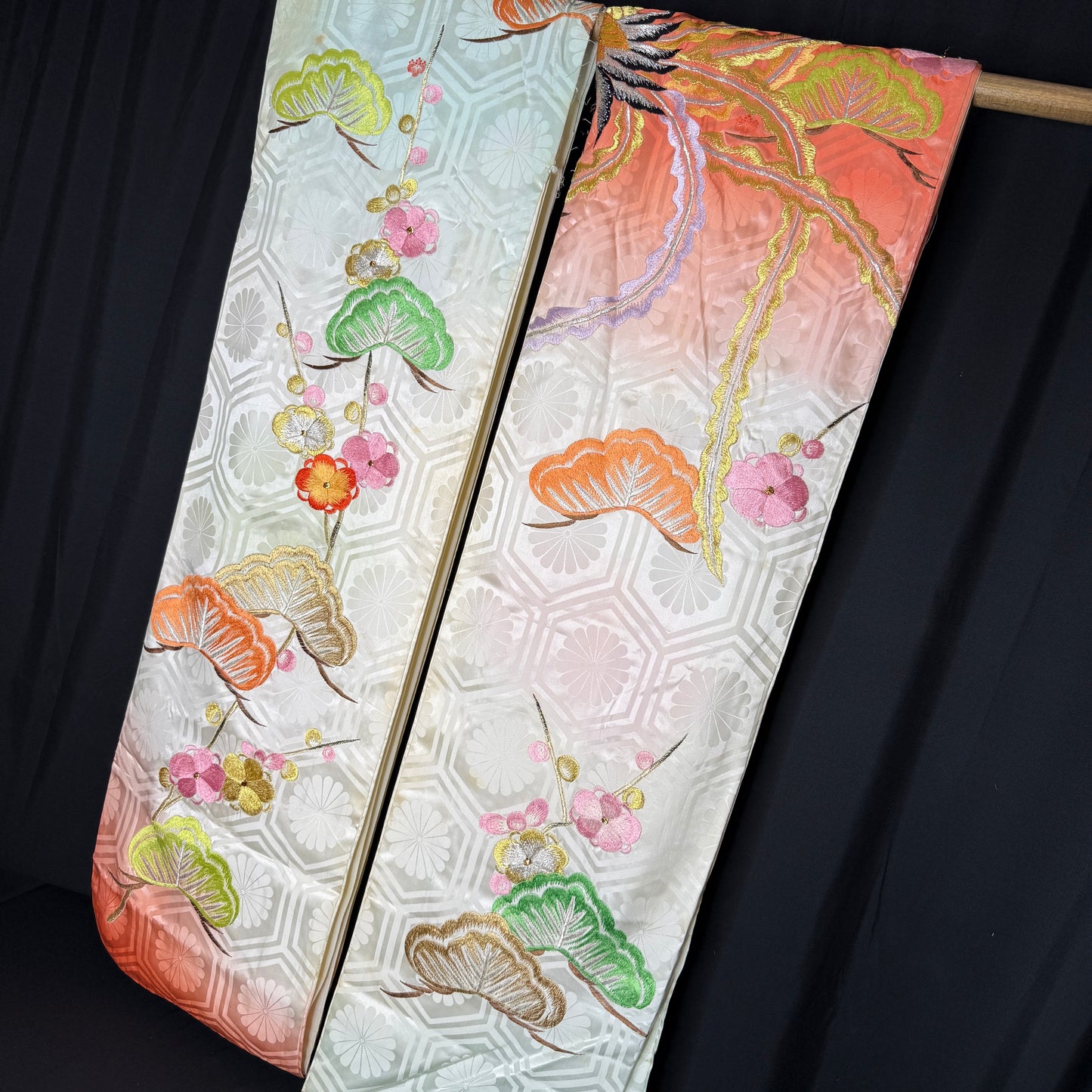 "Candy Pine" Furisode Sleeve Pair