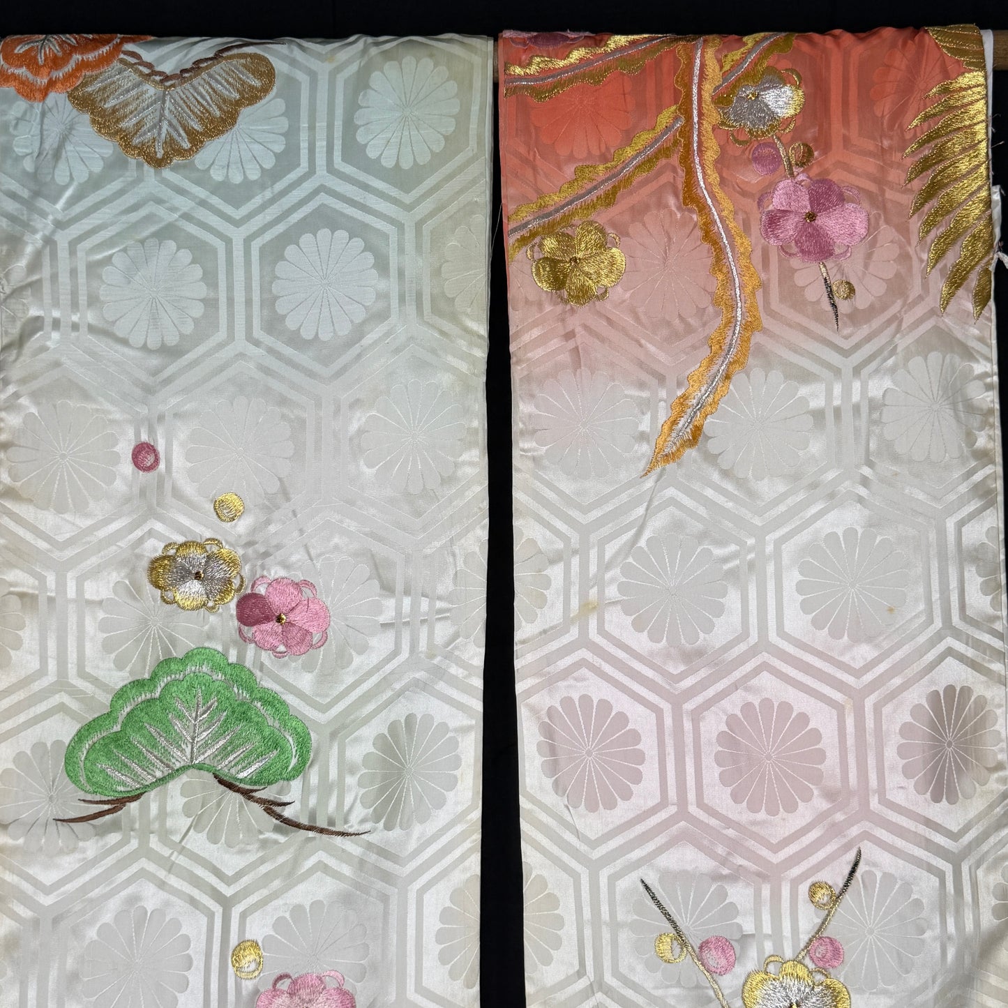 "Candy Pine" Furisode Sleeve Pair