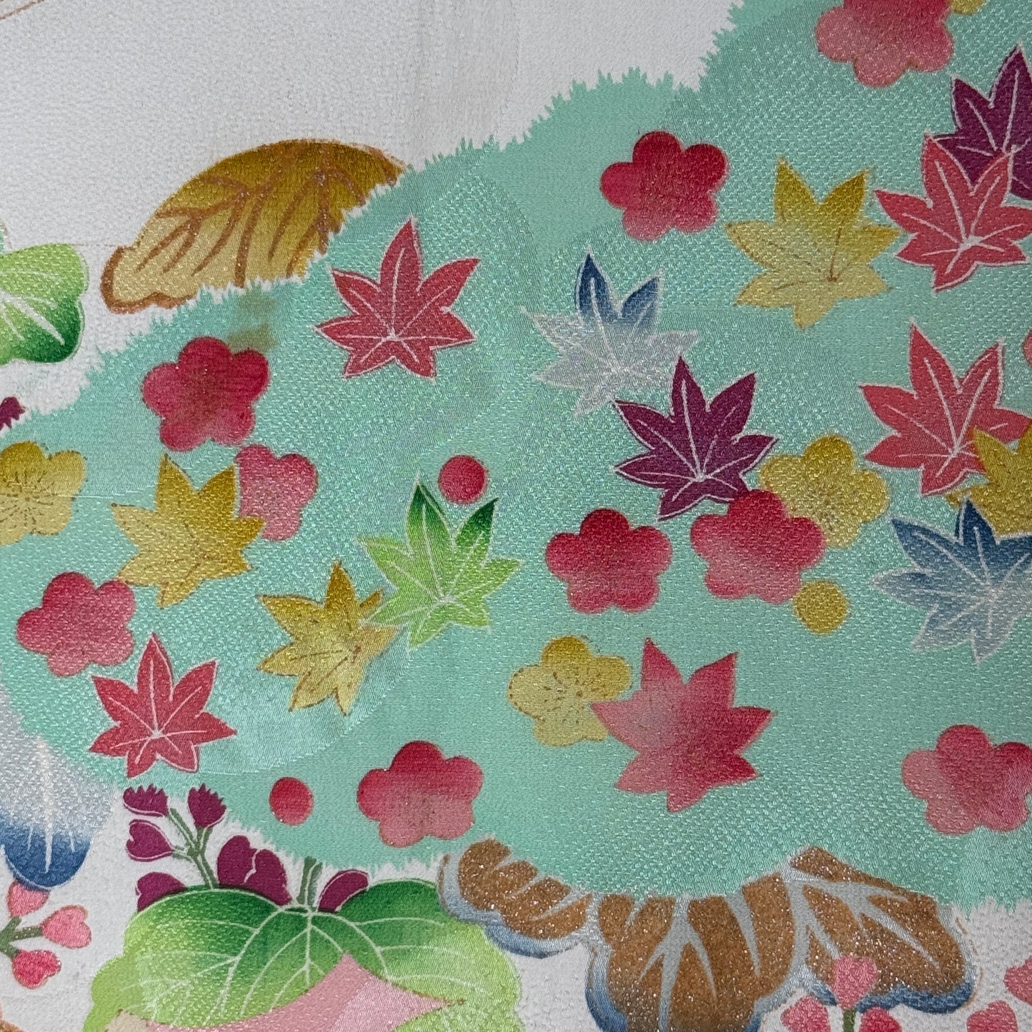 "Kyoto Cascade" Furisode Sleeve Pair