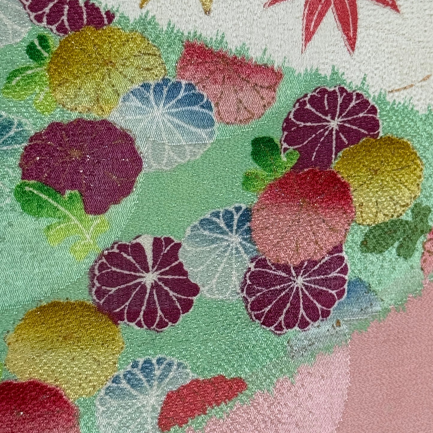 "Kyoto Cascade" Furisode Sleeve Pair