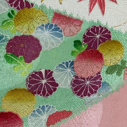 "Kyoto Cascade" Furisode Sleeve Pair