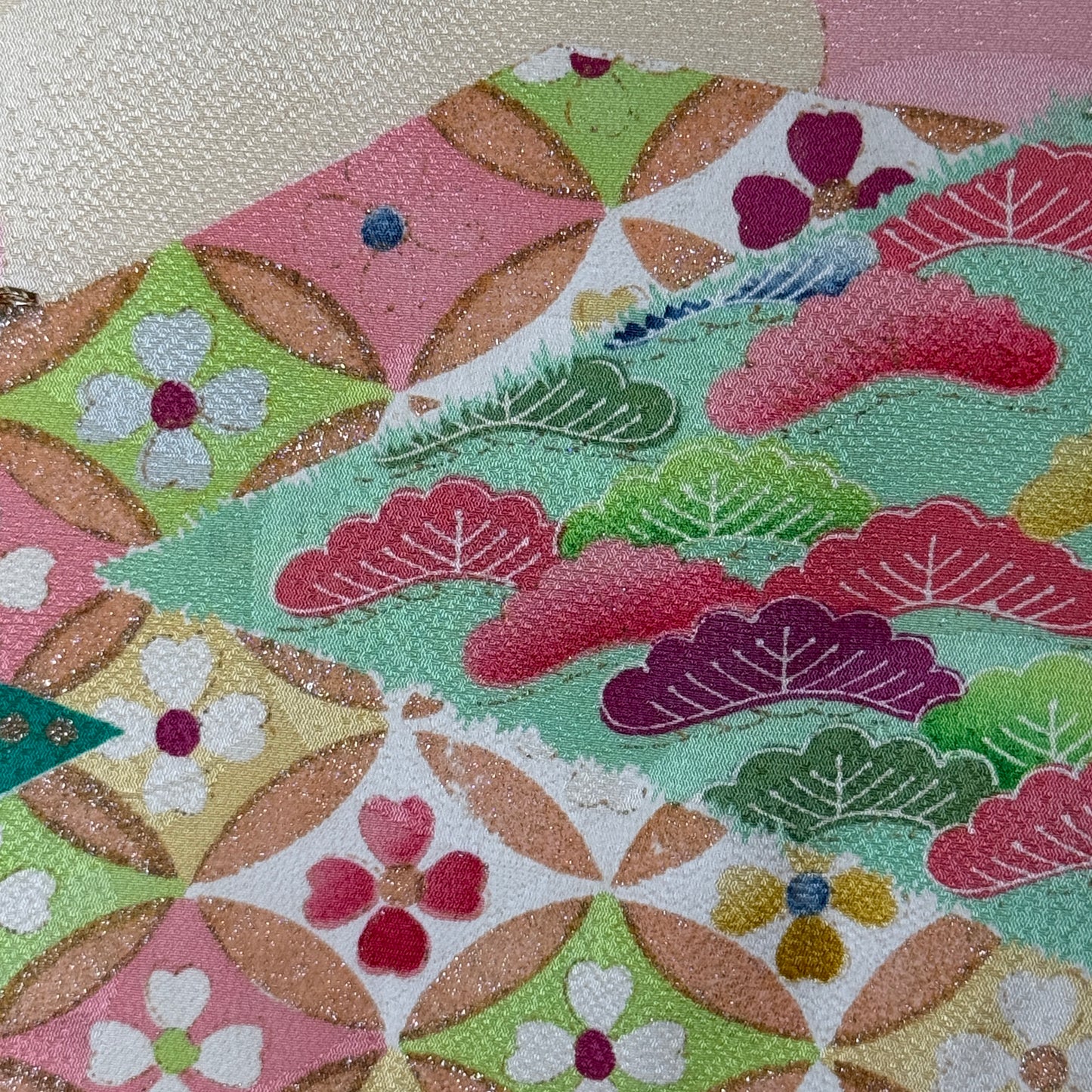 "Kyoto Cascade" Furisode Sleeve Pair
