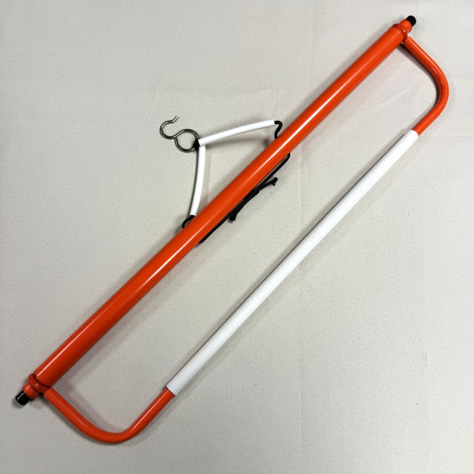 Kimono and Obi Hanger - Telescoping Orange and White