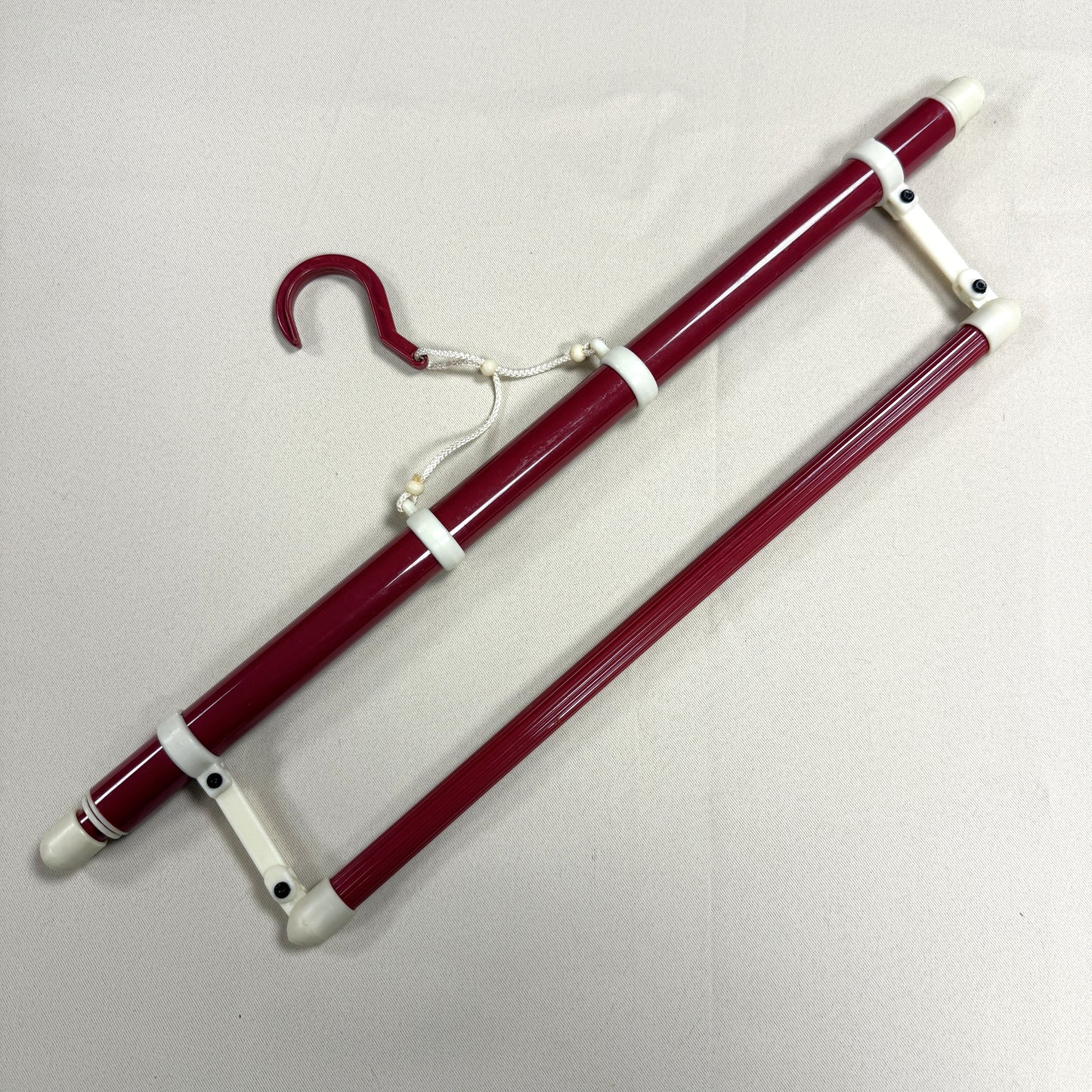 Kimono and Obi Hanger - Telescoping Maroon