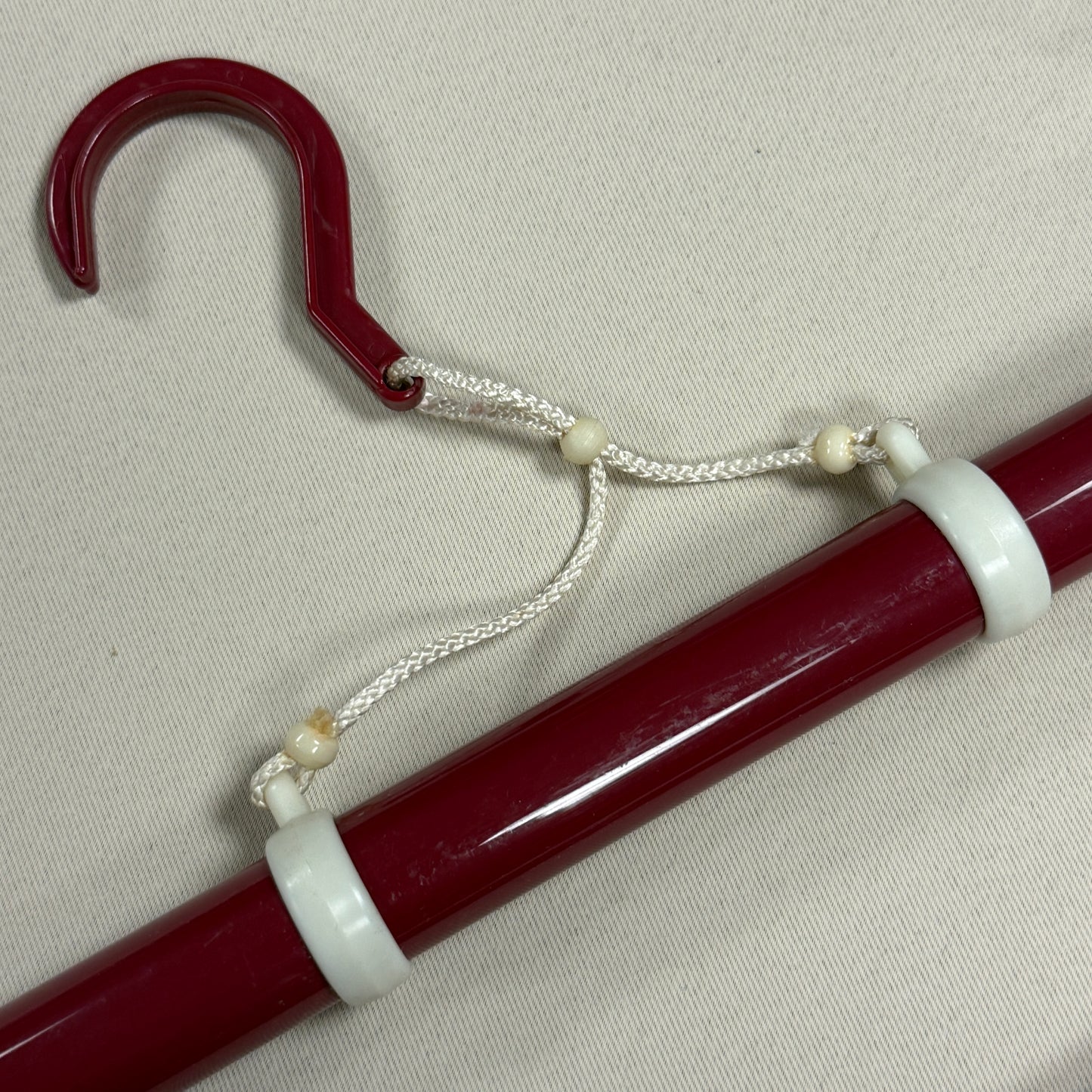 Kimono and Obi Hanger - Telescoping Maroon