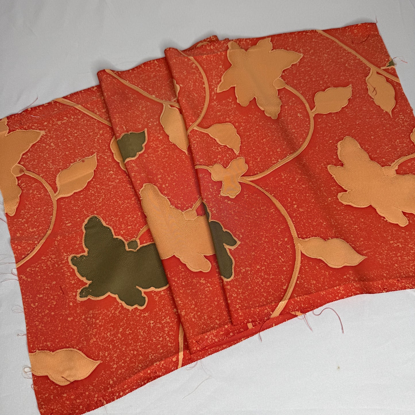 "Retro Vine" Vintage Kimono Yardage