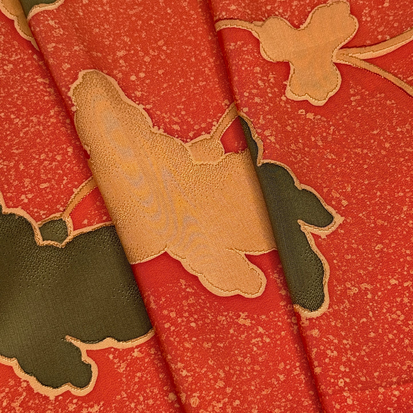 "Retro Vine" Vintage Kimono Yardage
