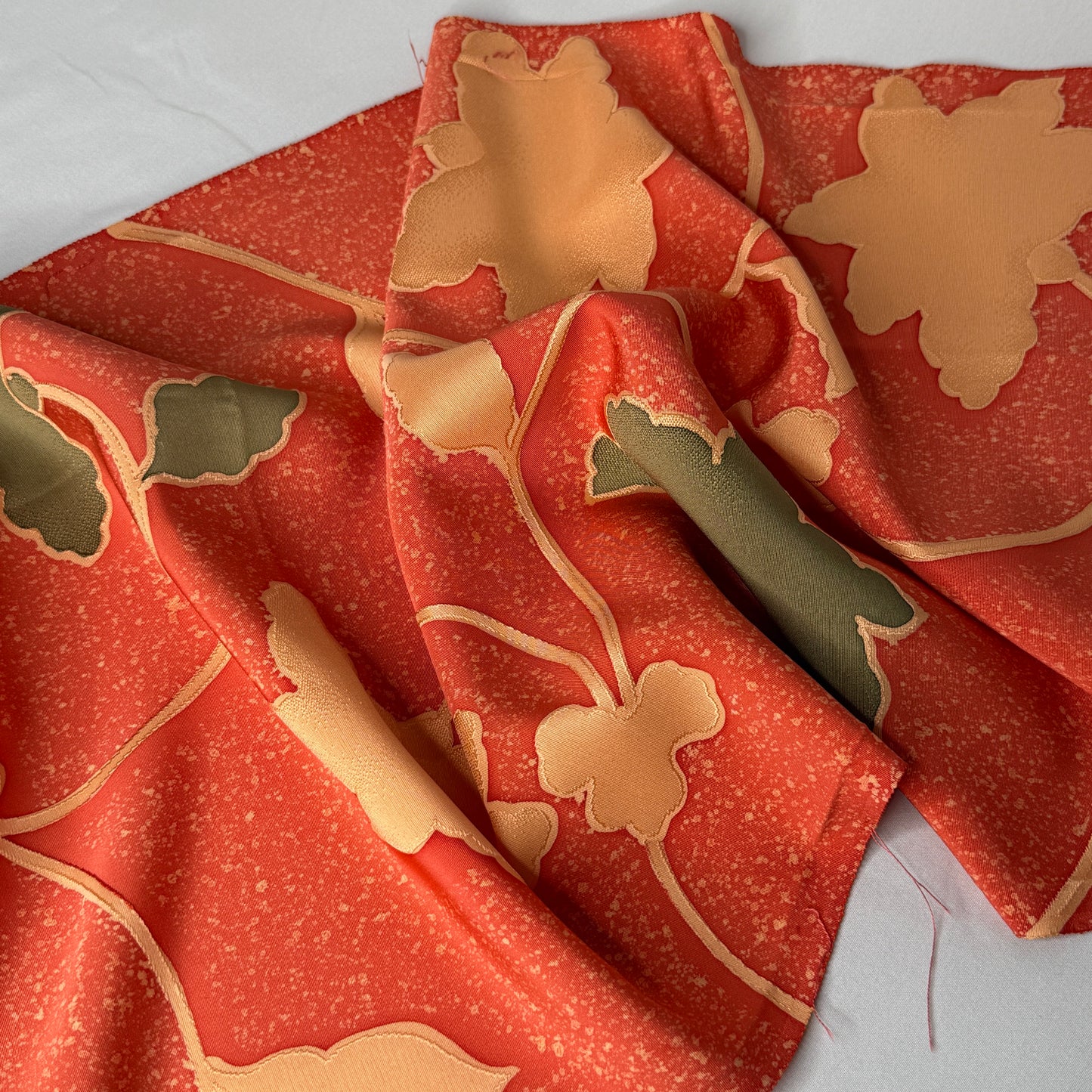 "Retro Vine" Vintage Kimono Yardage