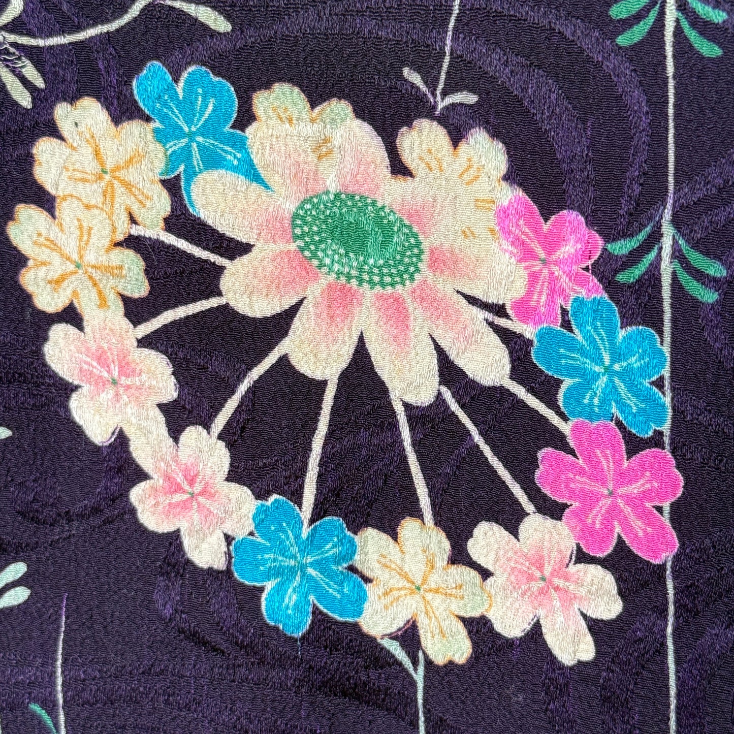 "Blossoms in Harmony" Antique Girl's Kimono & Vest