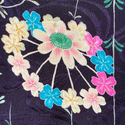 "Blossoms in Harmony" Antique Girl's Kimono & Vest