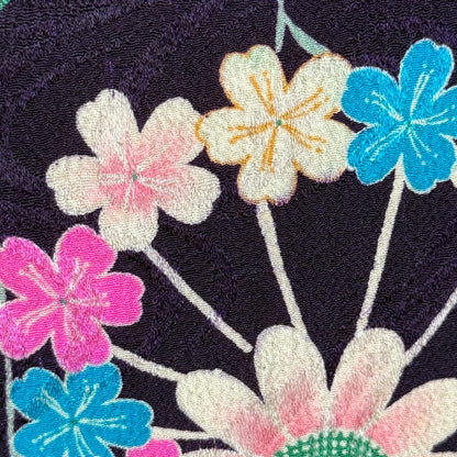 "Blossoms in Harmony" Antique Girl's Kimono & Vest
