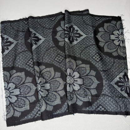 "Twilight Weave" Vintage Kimono Yardage
