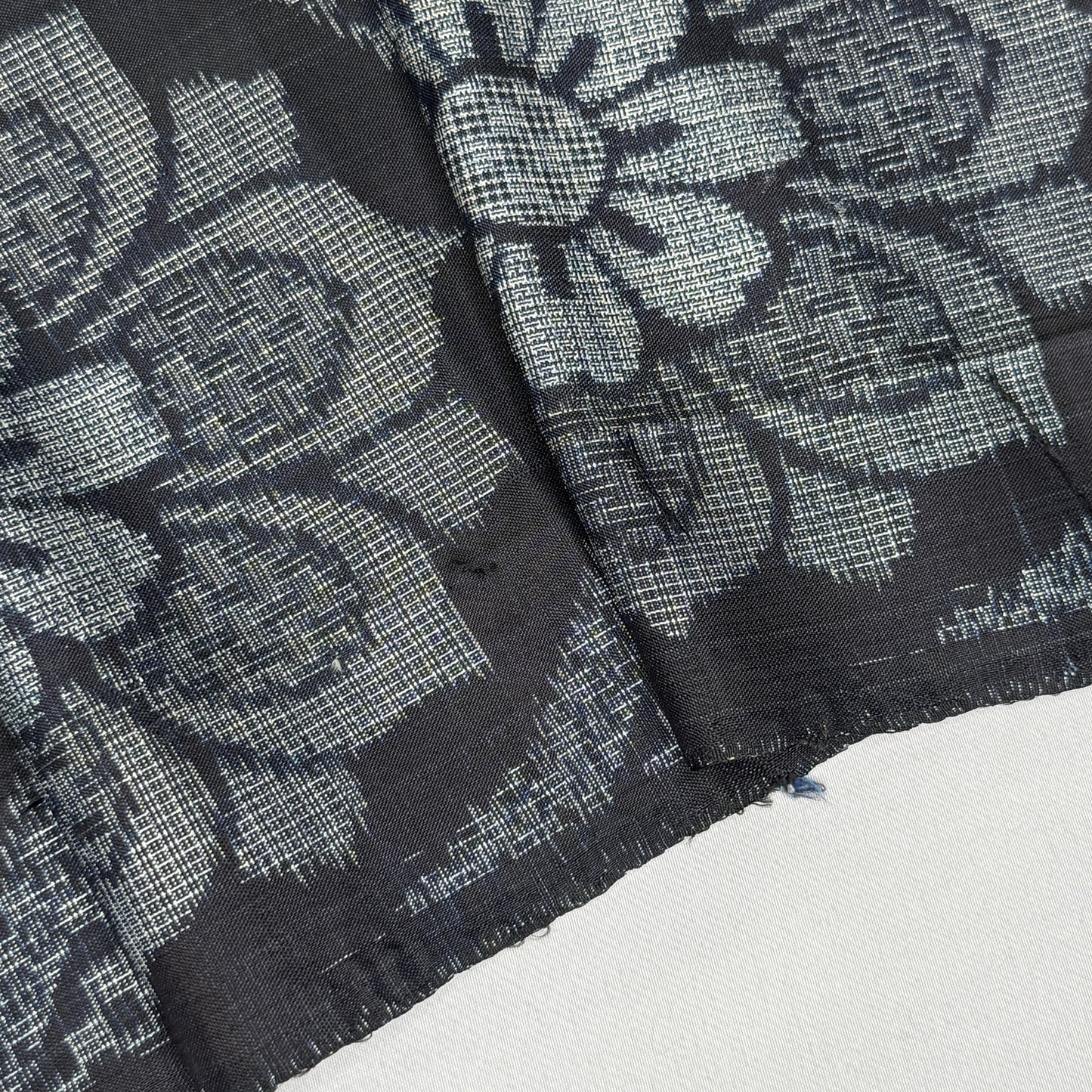 "Twilight Weave" Vintage Kimono Yardage
