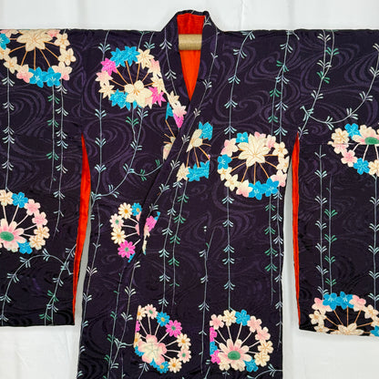 "Blossoms in Harmony" Antique Girl's Kimono & Vest