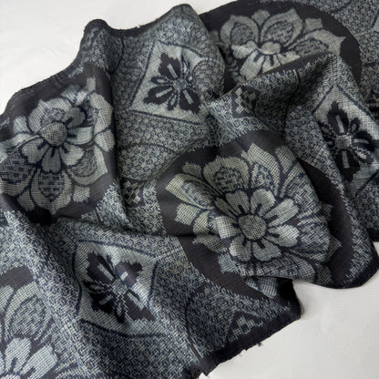"Twilight Weave" Vintage Kimono Yardage