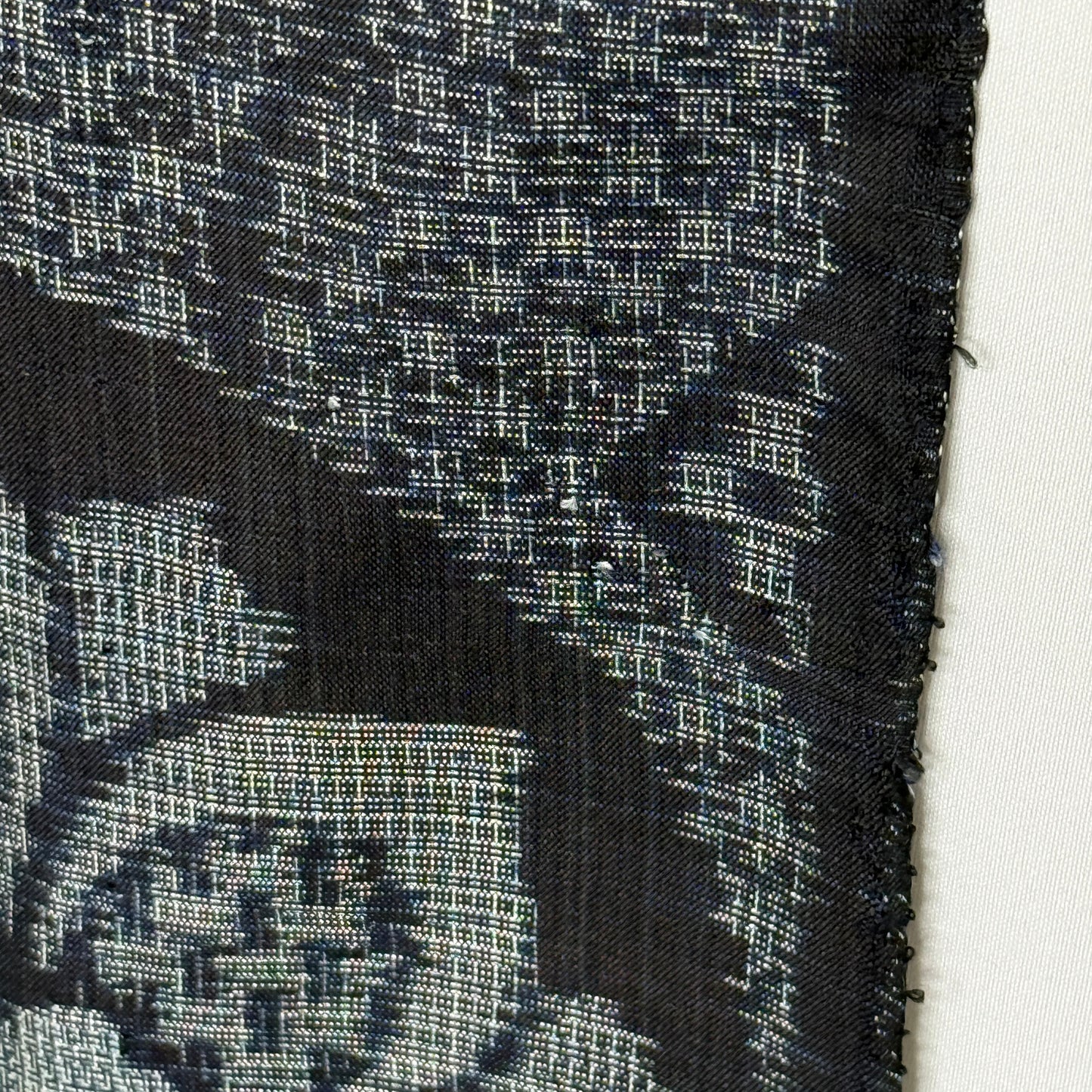 "Twilight Weave" Vintage Kimono Yardage