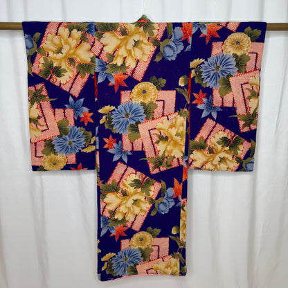 "Seasonal Charm" Antique Girl's Kimono