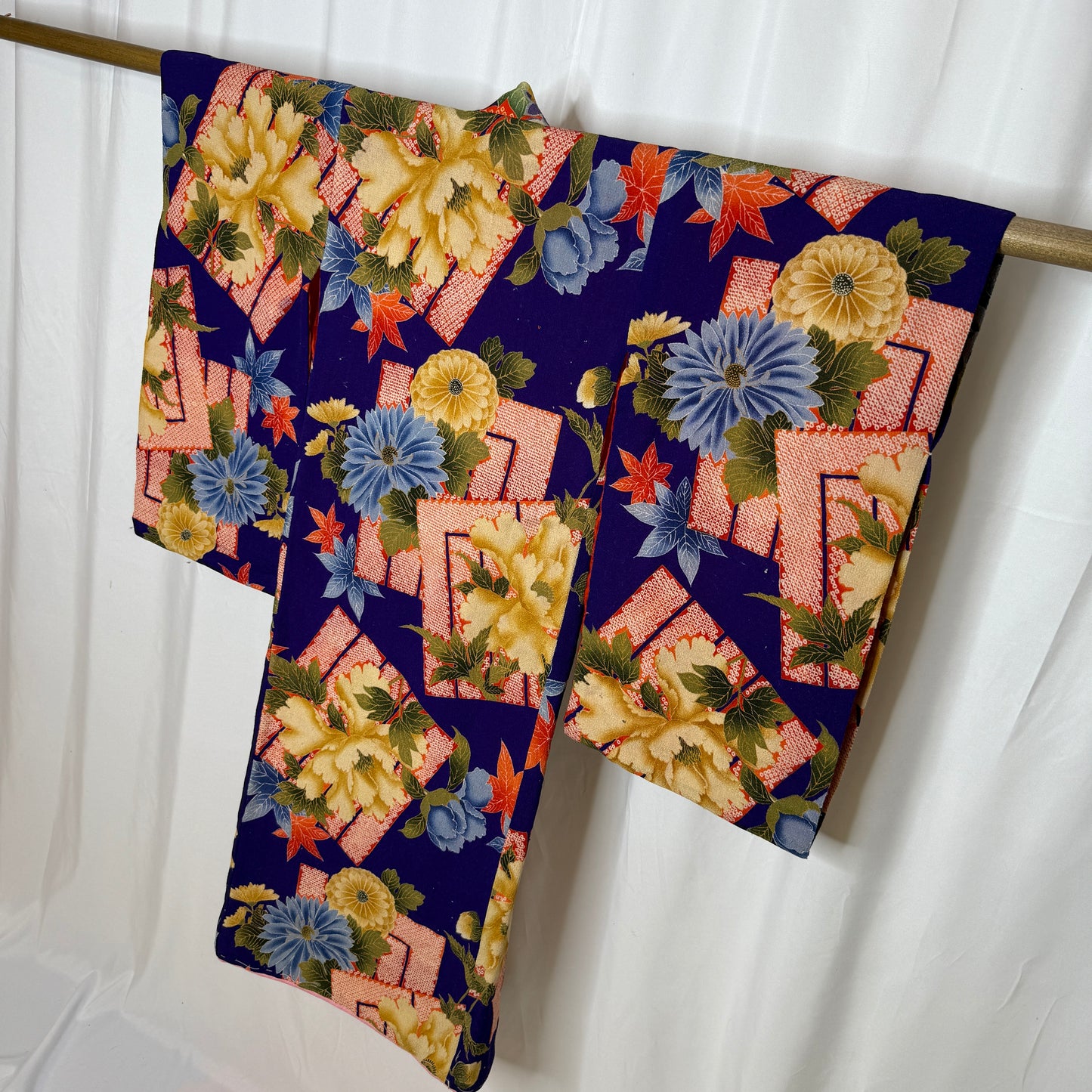 "Seasonal Charm" Antique Girl's Kimono