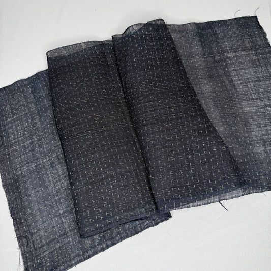 "Indigo Ink" Vintage Kimono Yardage