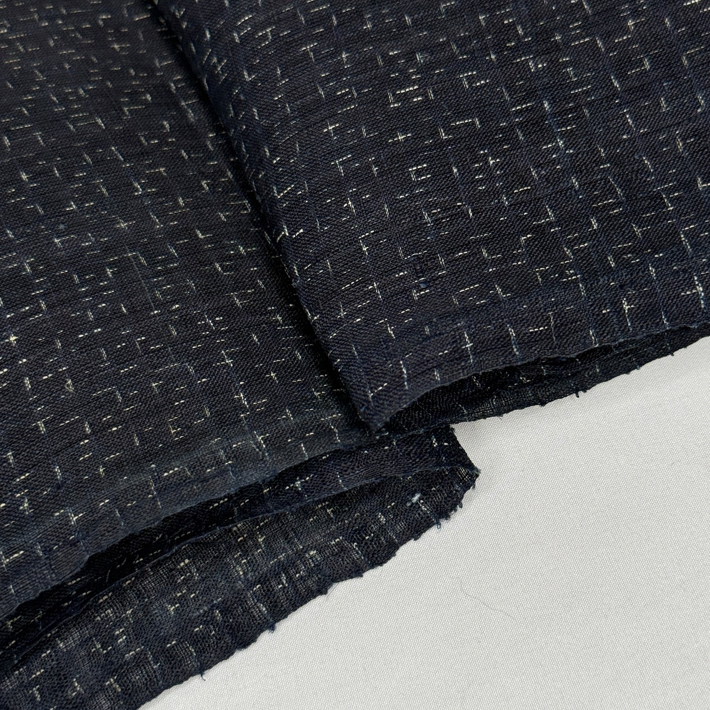 "Indigo Ink" Vintage Kimono Yardage