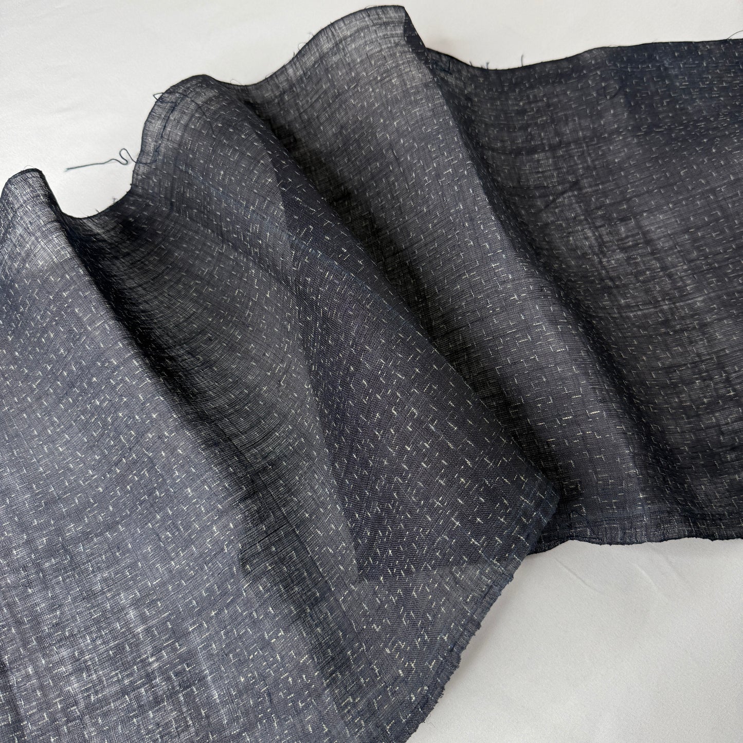 "Indigo Ink" Vintage Kimono Yardage