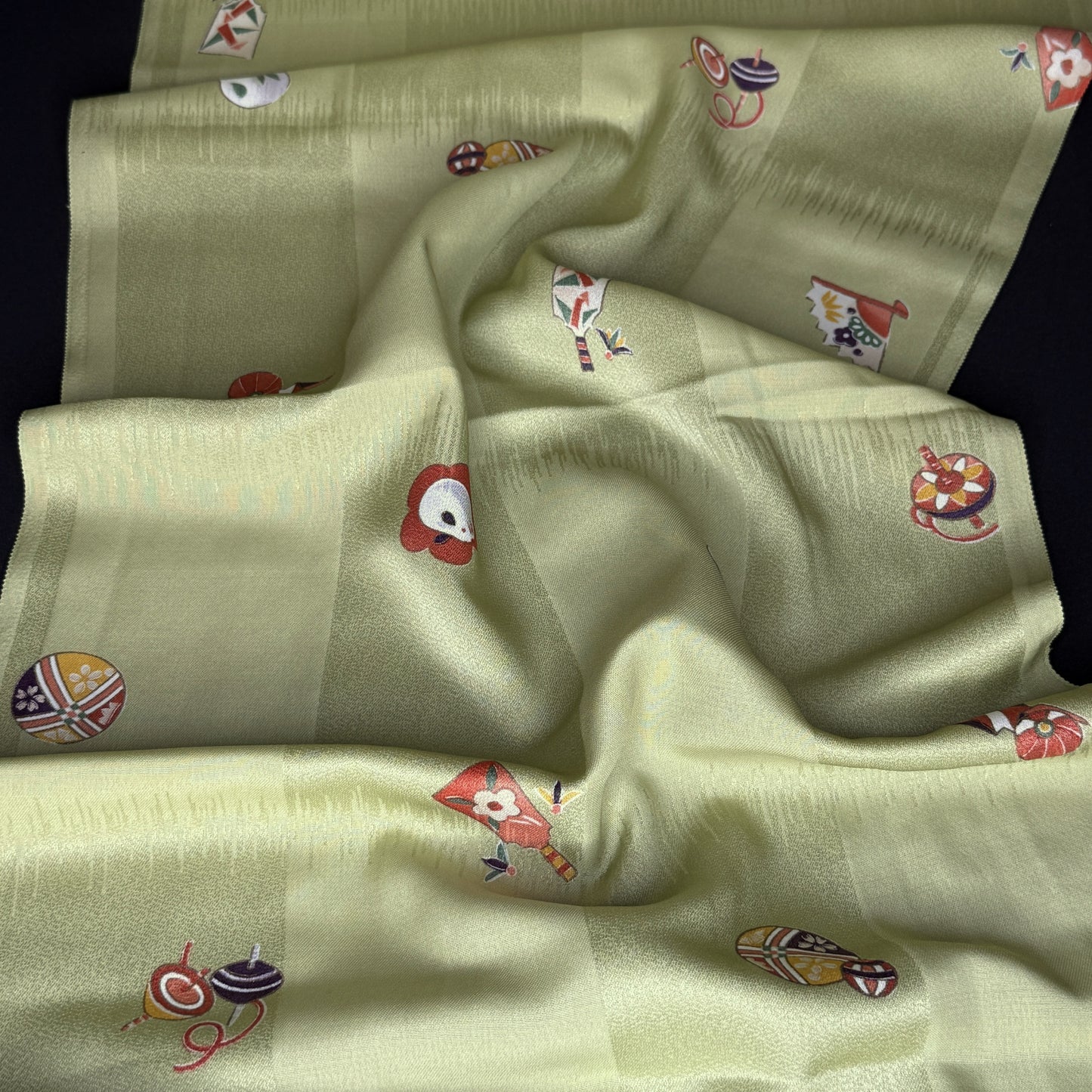 "Toddler Toys" Vintage Kimono Yardage