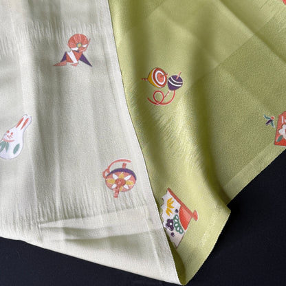 "Toddler Toys" Vintage Kimono Yardage