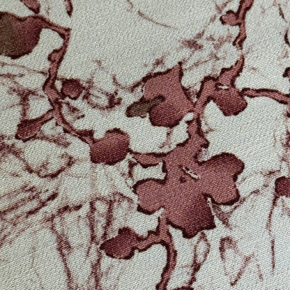 "Crackle Florals" Vintage Kimono Yardage