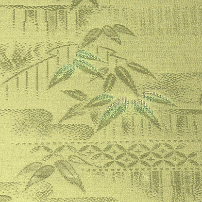 "Chartreuse Bamboo" Vintage Kimono Yardage