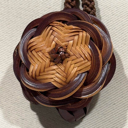 "Woven Rosette" Vintage Bolo Tie