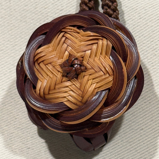 "Woven Rosette" Vintage Bolo Tie