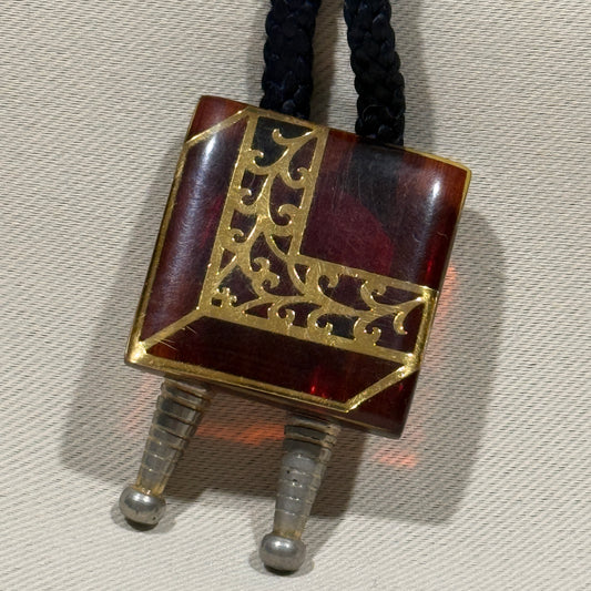 "Deco Glow" Vintage Bolo Tie