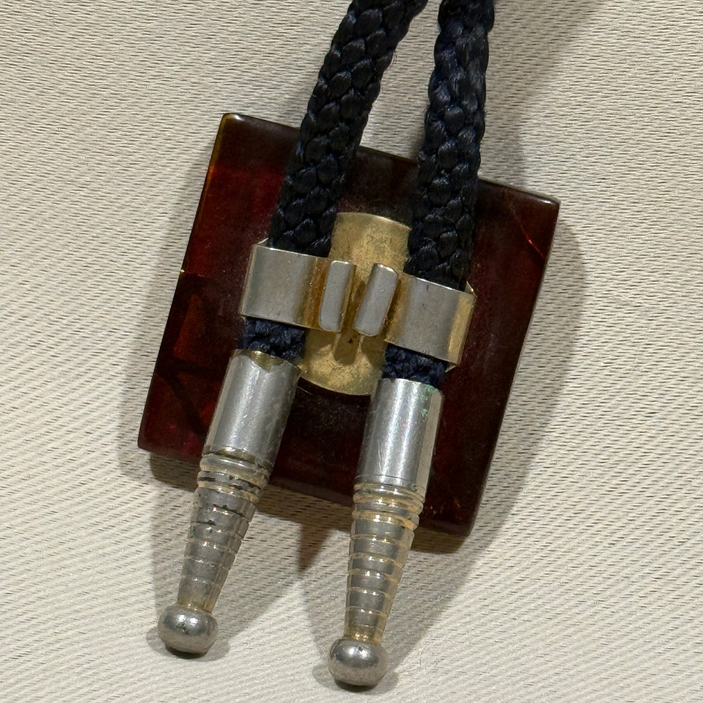 "Deco Glow" Vintage Bolo Tie