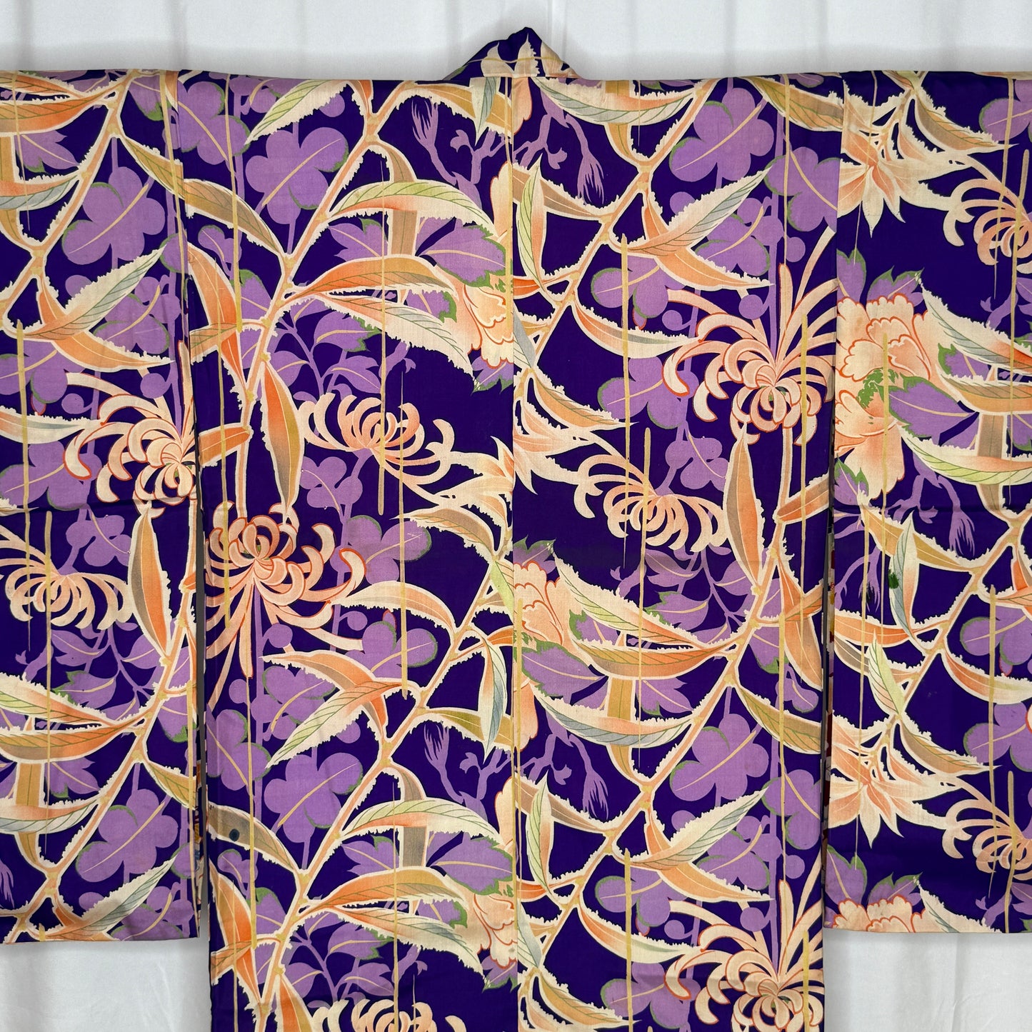 "Chrysanthemum Flair" Antique Girl's Kimono