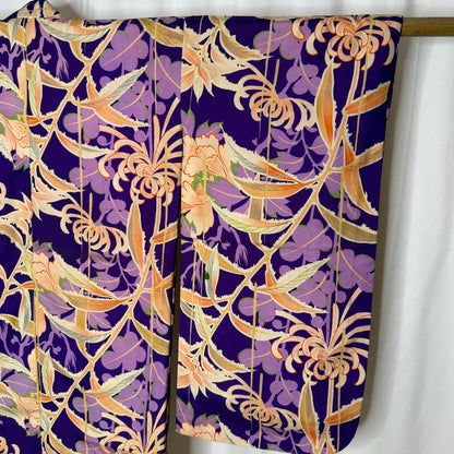 "Chrysanthemum Flair" Antique Girl's Kimono