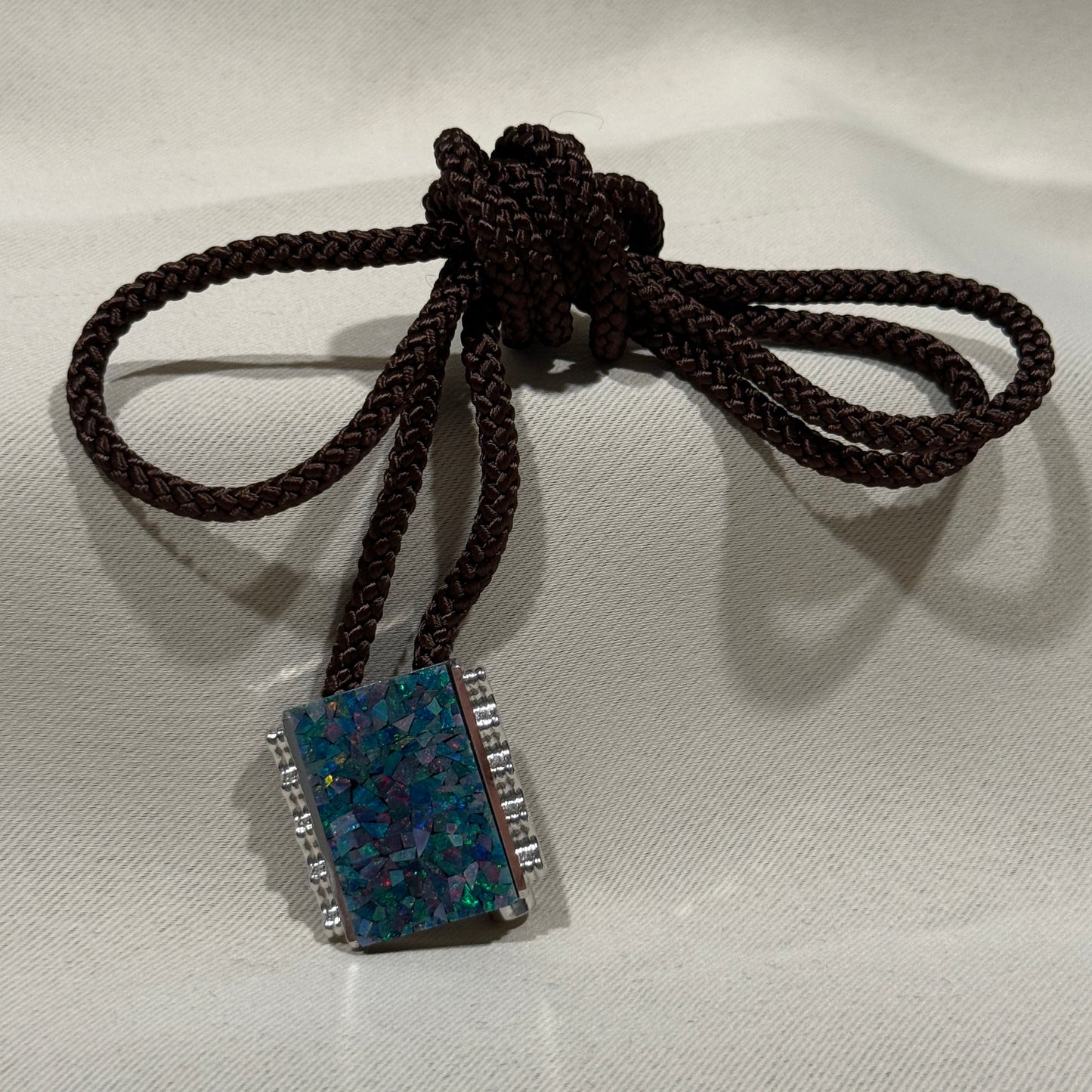 "Cosmic Tide" Vintage Bolo Tie