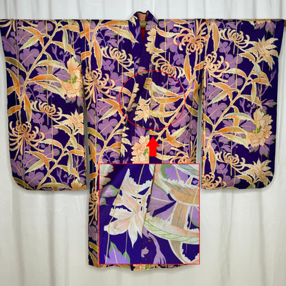 "Chrysanthemum Flair" Antique Girl's Kimono