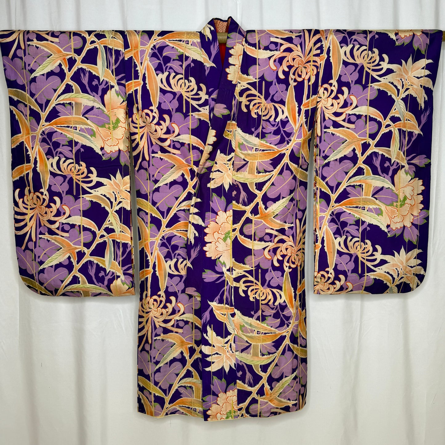 "Chrysanthemum Flair" Antique Girl's Kimono