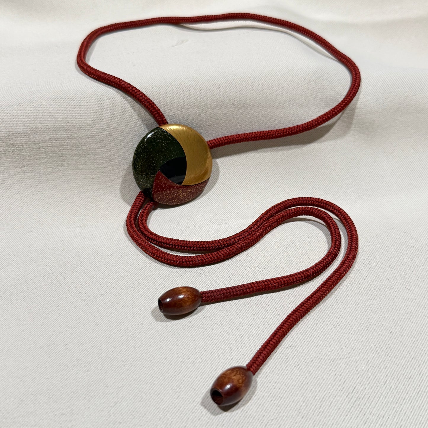 "Autumn Spin" Vintage Bolo Tie