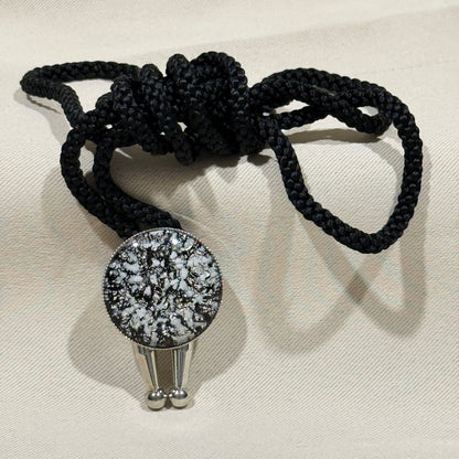 "Snowfall Static" Vintage Bolo Tie