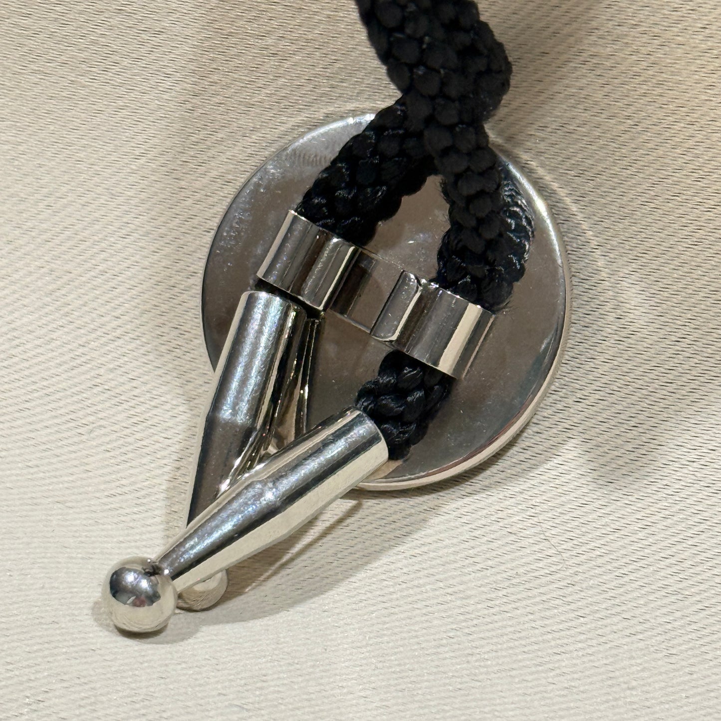 "Snowfall Static" Vintage Bolo Tie