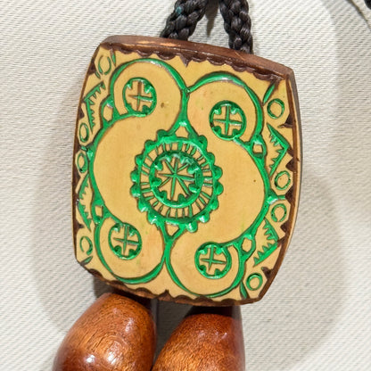 "Forest Rune" Vintage Bolo Tie