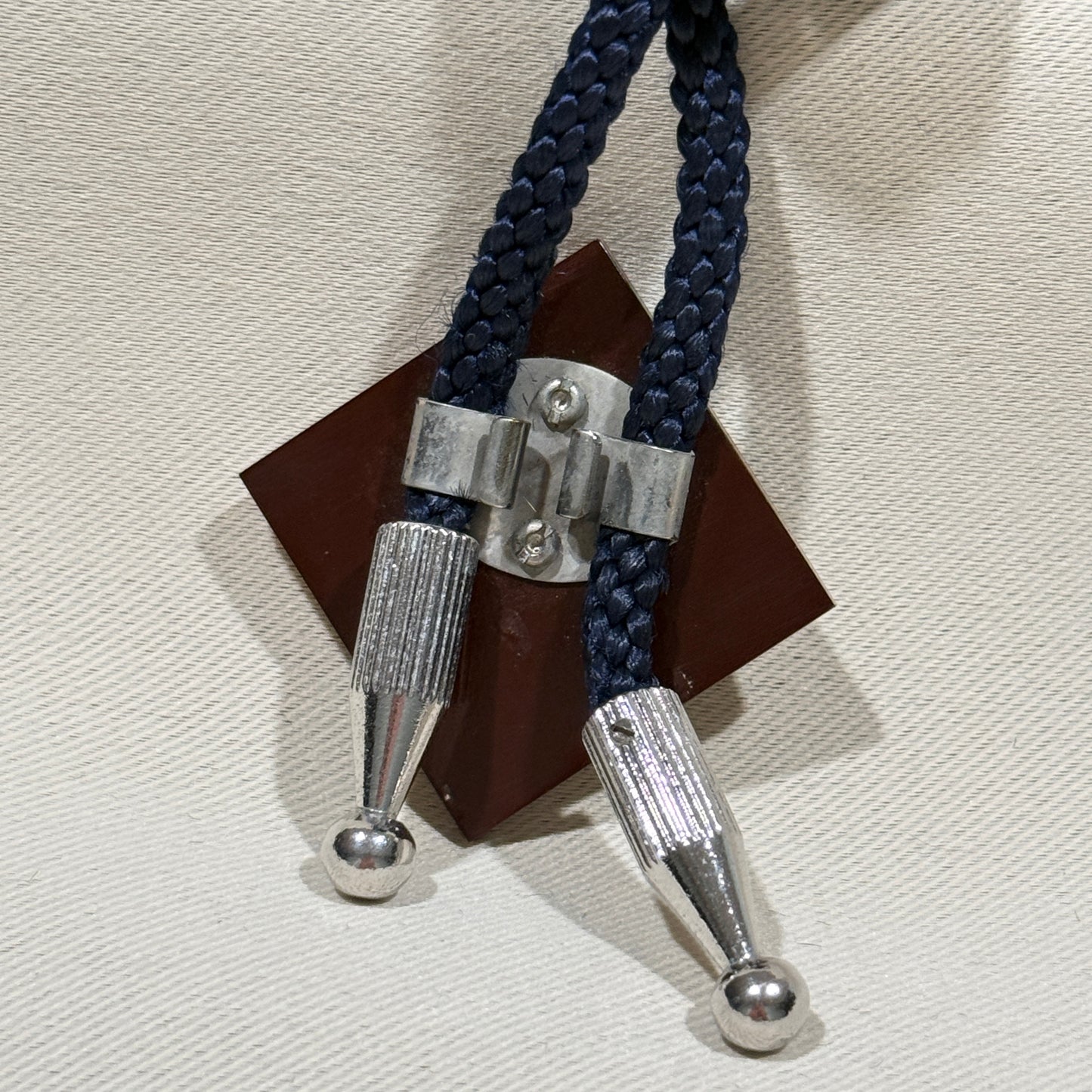 "Coffee Layers" Vintage Bolo Tie