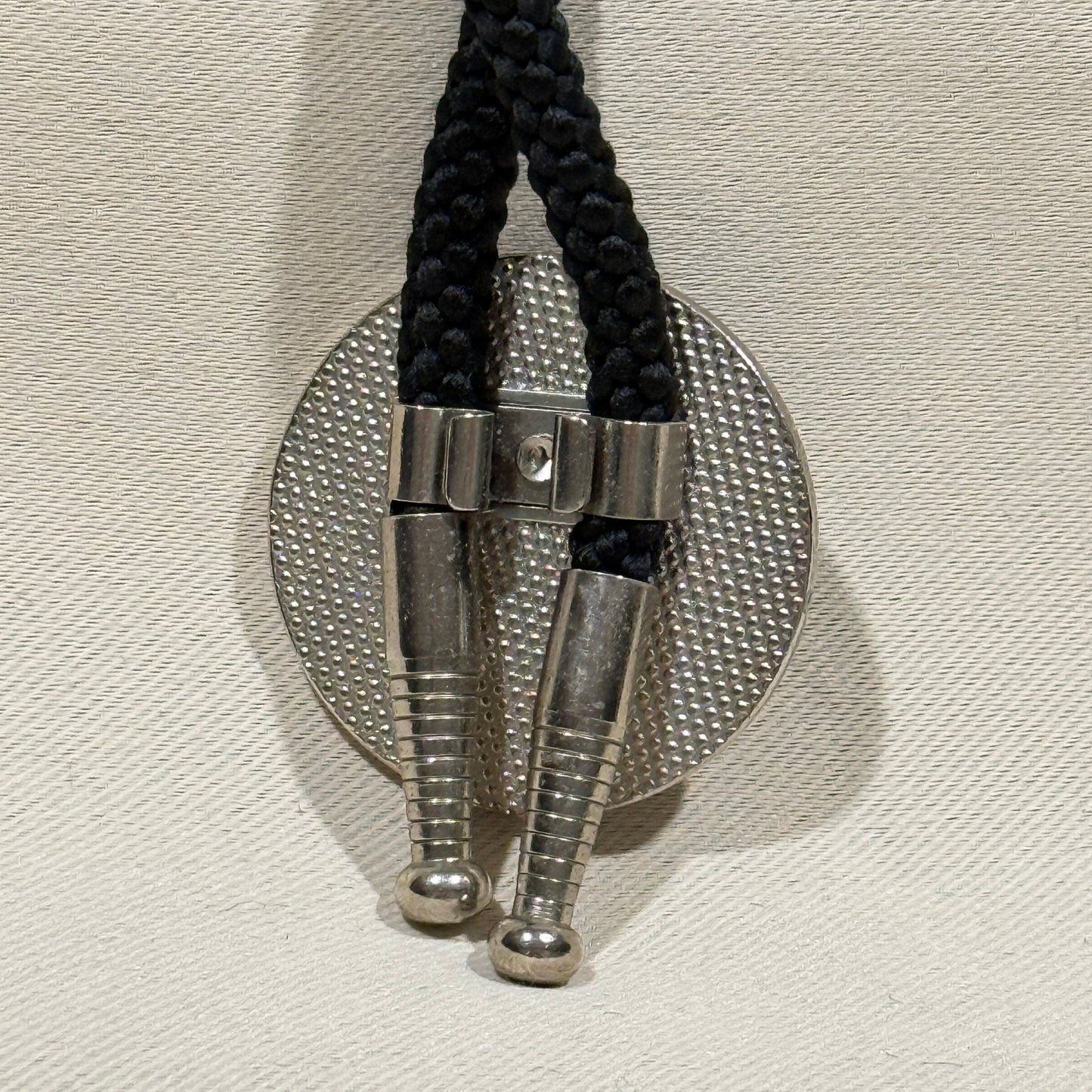 "Lunar Ripple" Vintage Bolo Tie