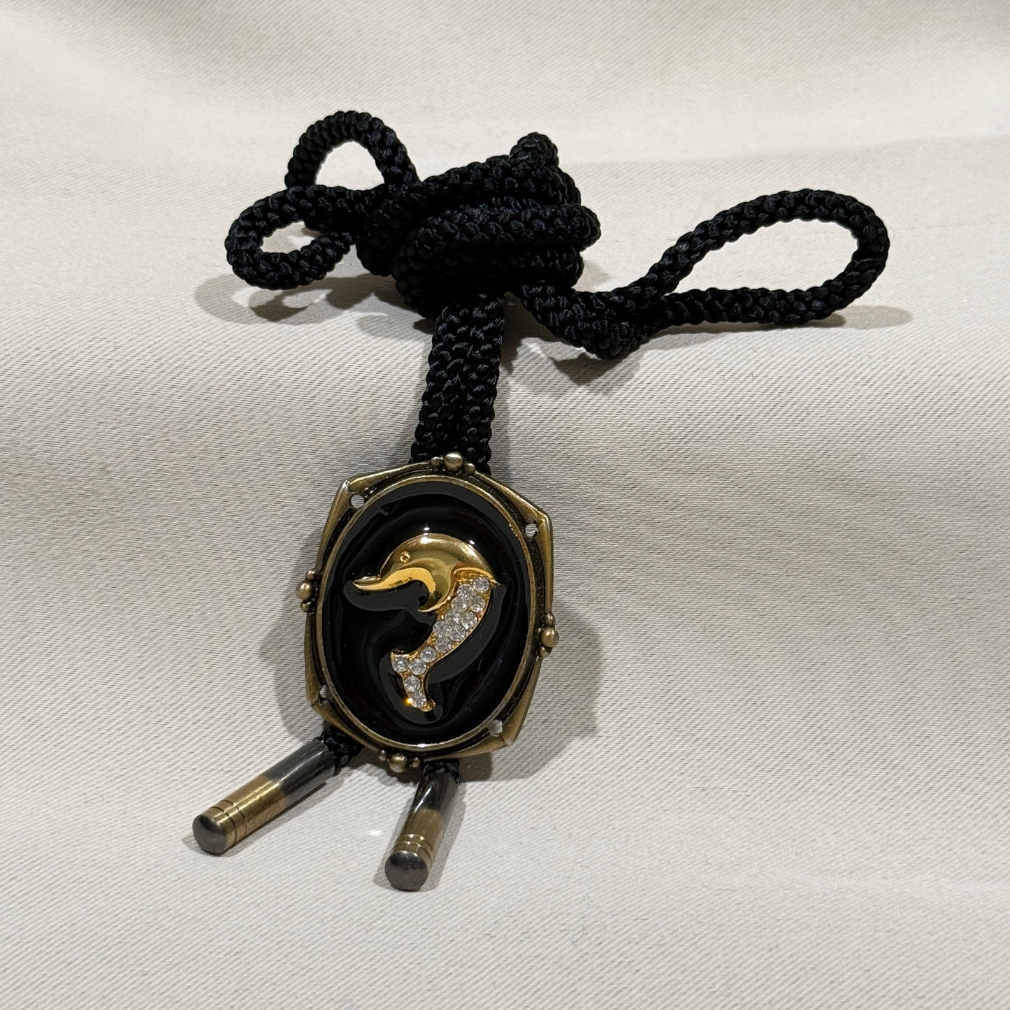 "Dolphin Glam" Vintage Bolo Tie